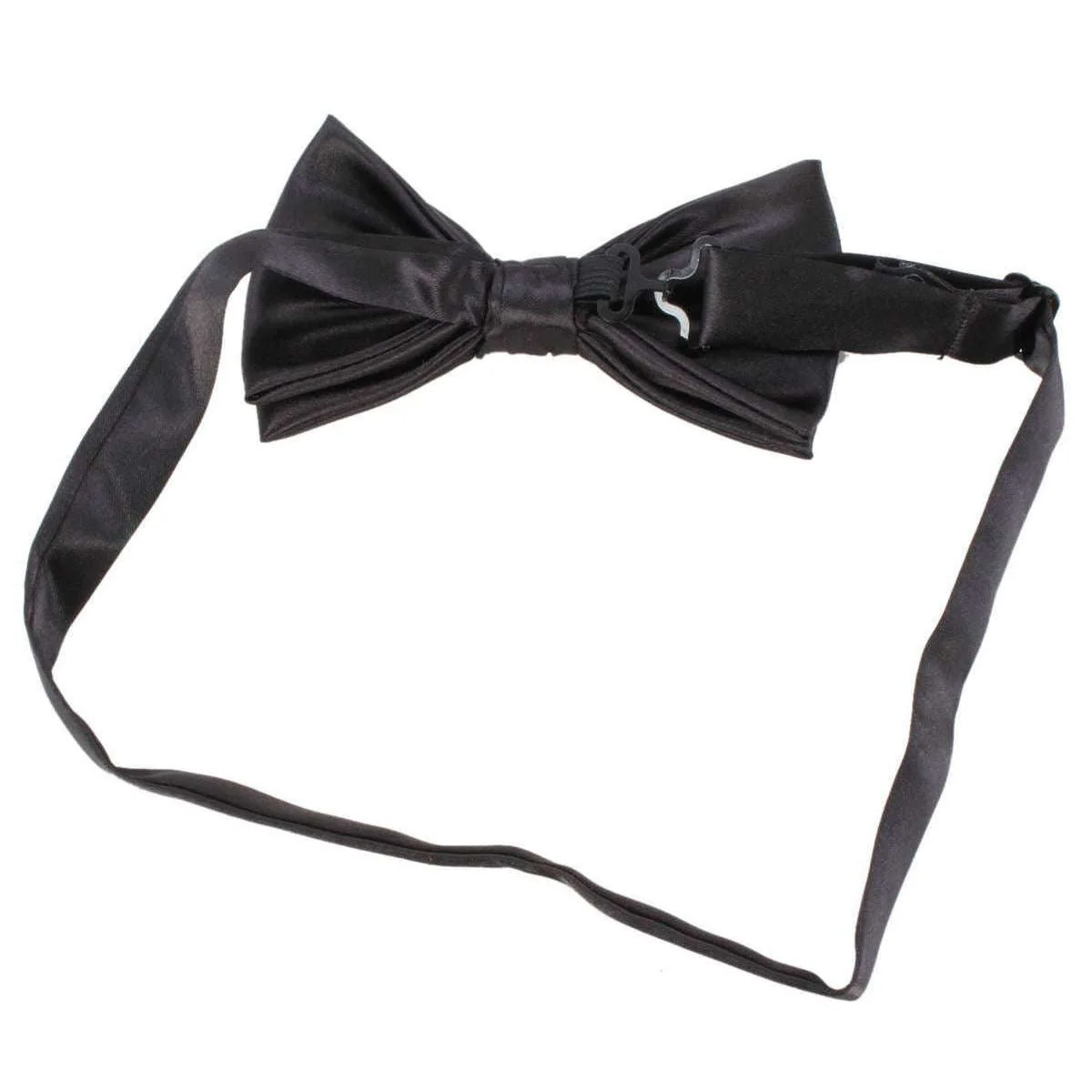 Knightsbridge Neckwear Bow Tie and Cummerbund Set - Black - Image 3