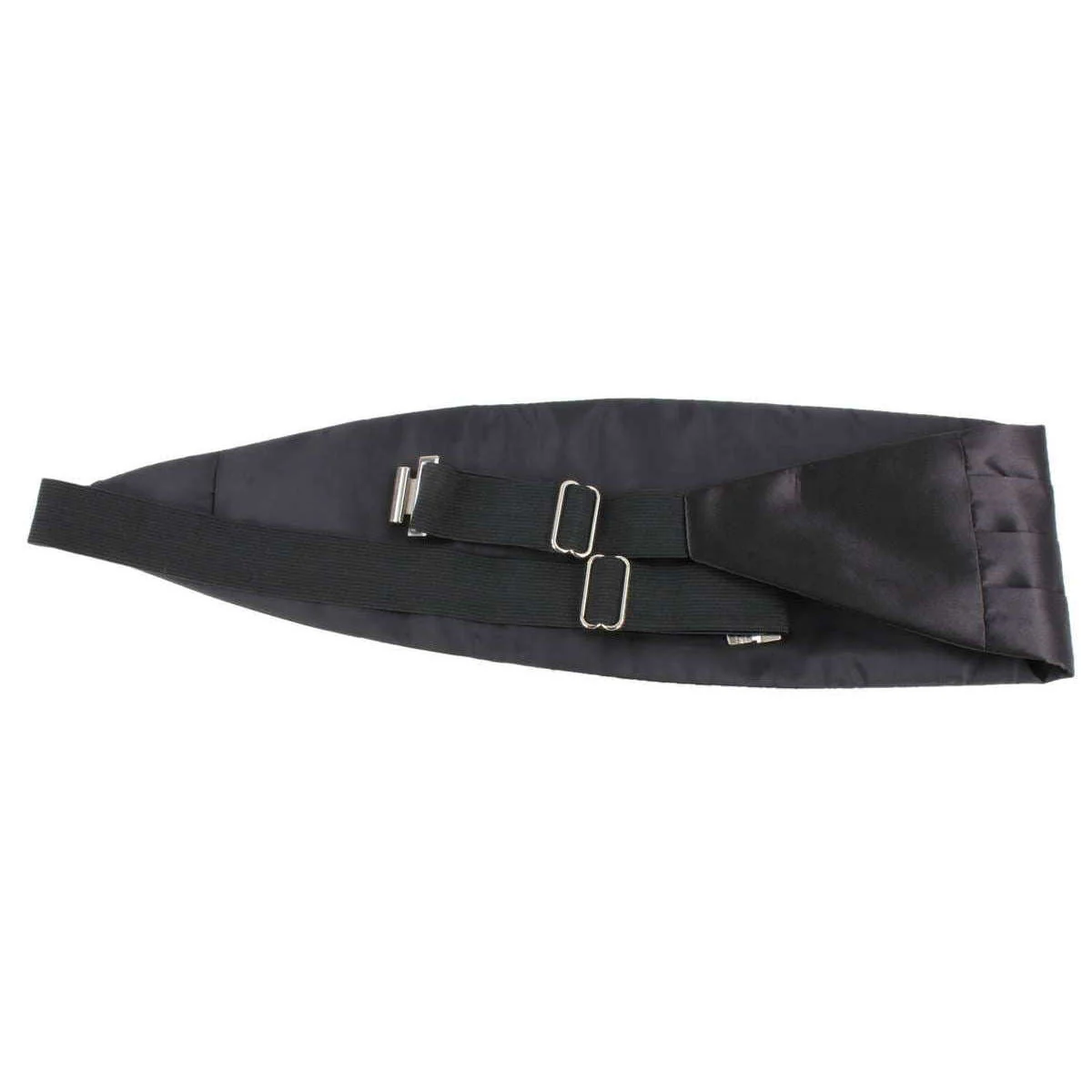 Knightsbridge Neckwear Bow Tie and Cummerbund Set - Black - Image 5