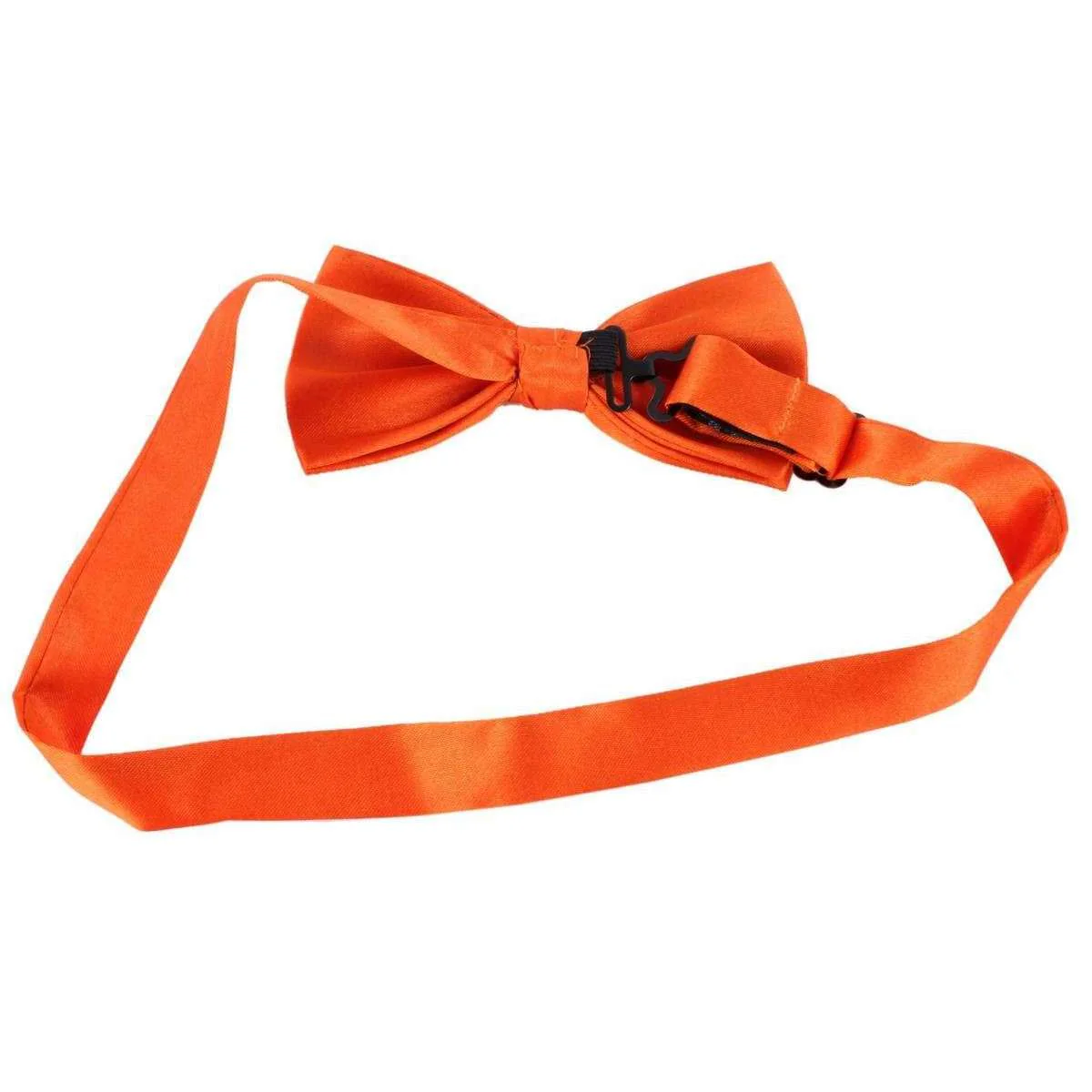 Knightsbridge Neckwear Bow Tie and Cummerbund Set - Orange - Image 3