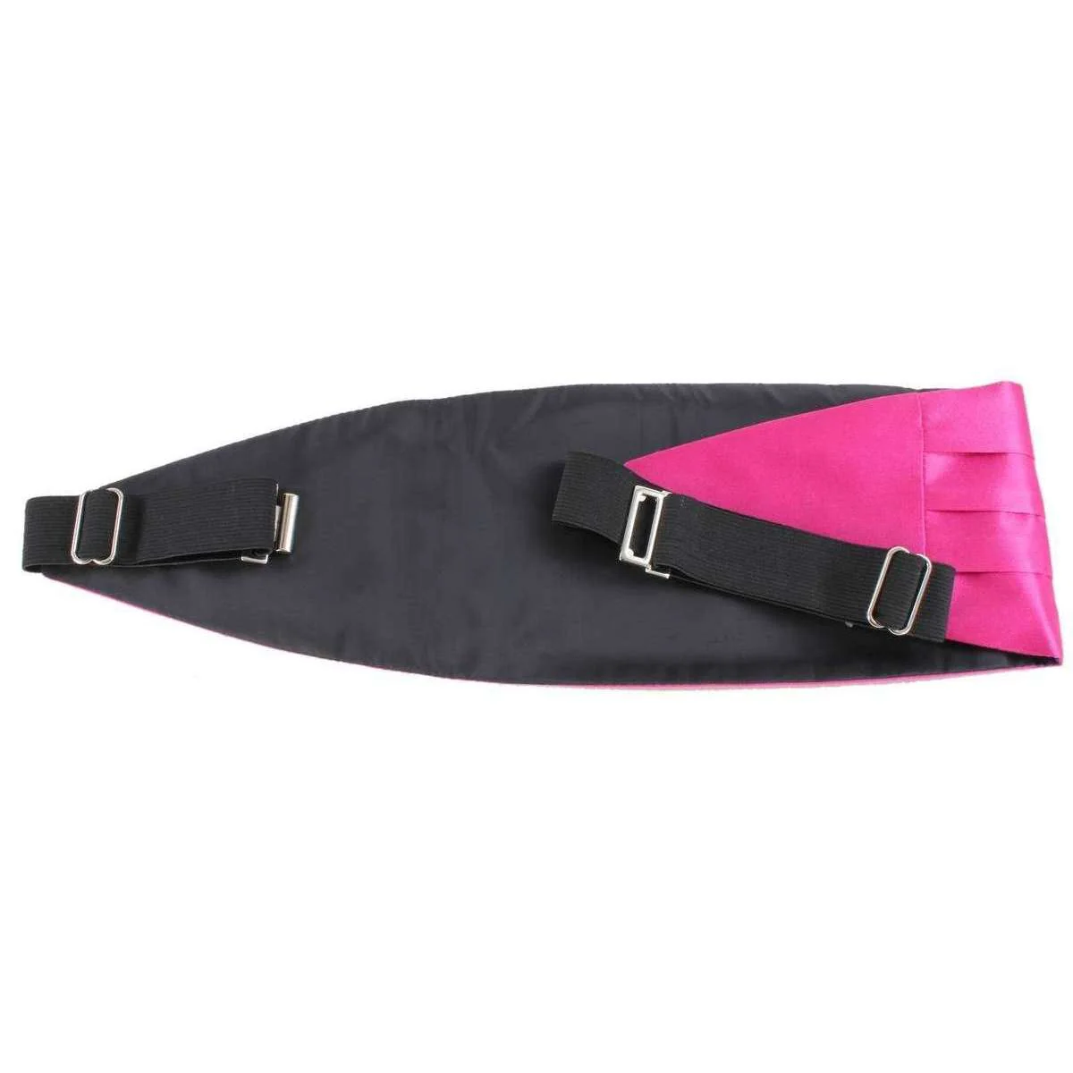 Knightsbridge Neckwear Bow Tie and Cummerbund Set - Pink - Image 5