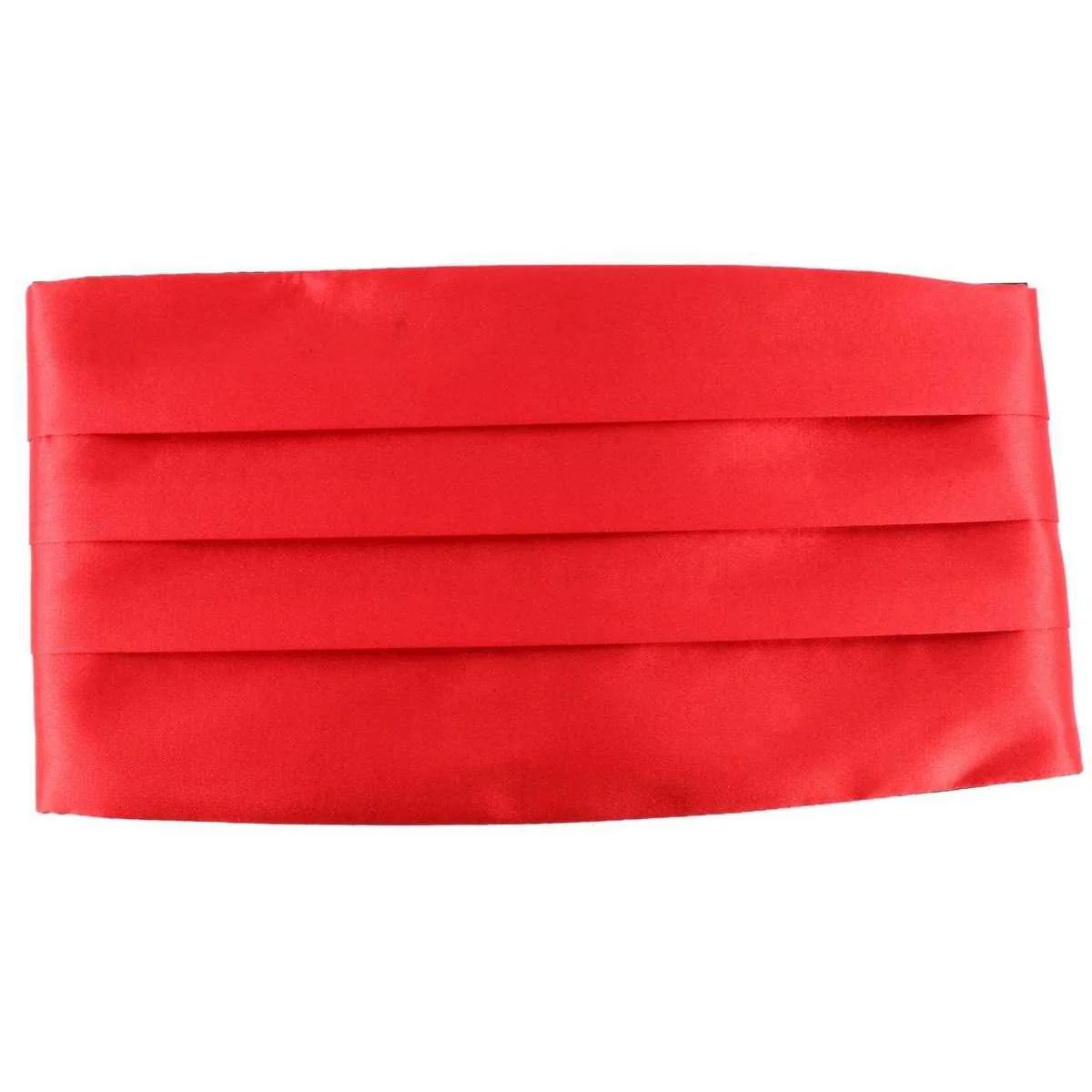 Knightsbridge Neckwear Bow Tie and Cummerbund Set - Red - Image 4