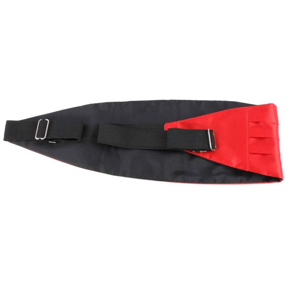 Knightsbridge Neckwear Bow Tie and Cummerbund Set - Red - Image 5
