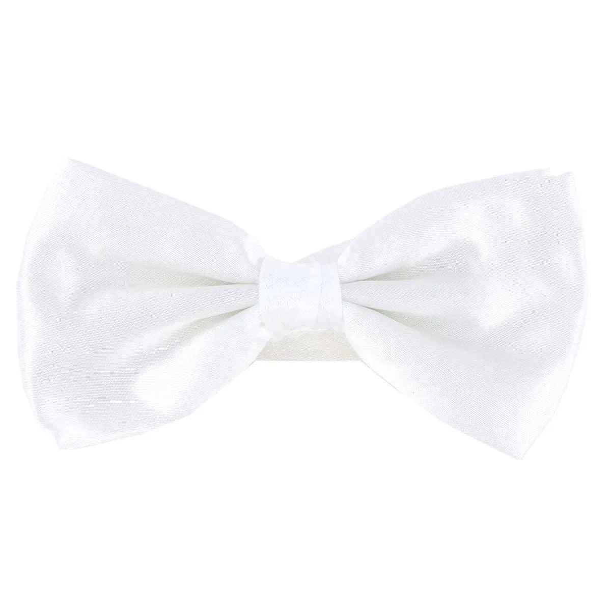 Knightsbridge Neckwear Bow Tie and Cummerbund Set - White - Image 2