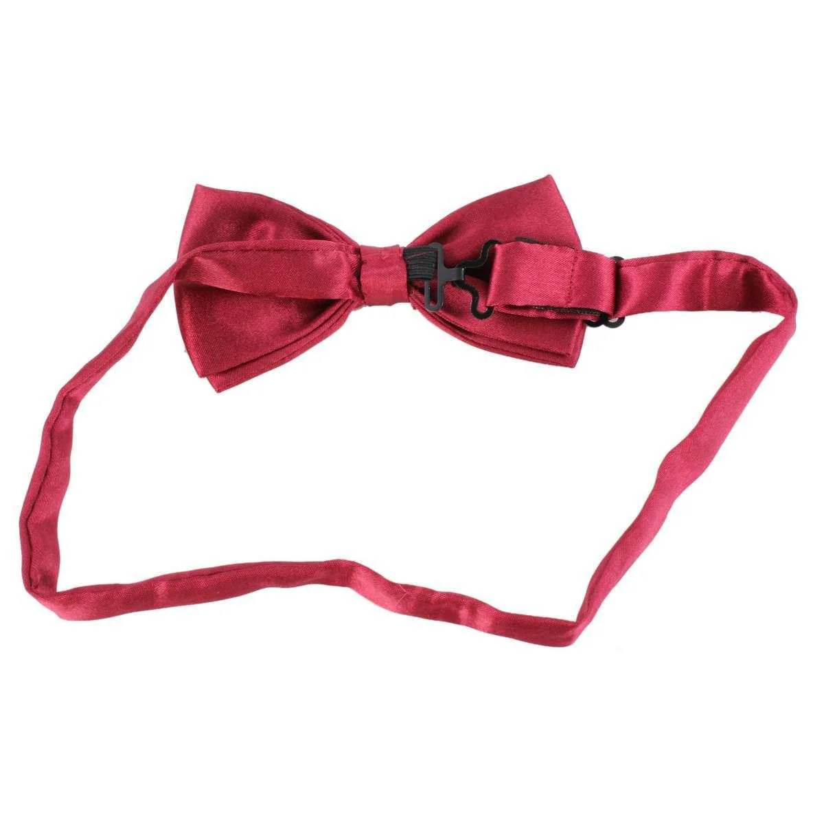 Knightsbridge Neckwear Bow Tie and Cummerbund Set - Wine - Image 3