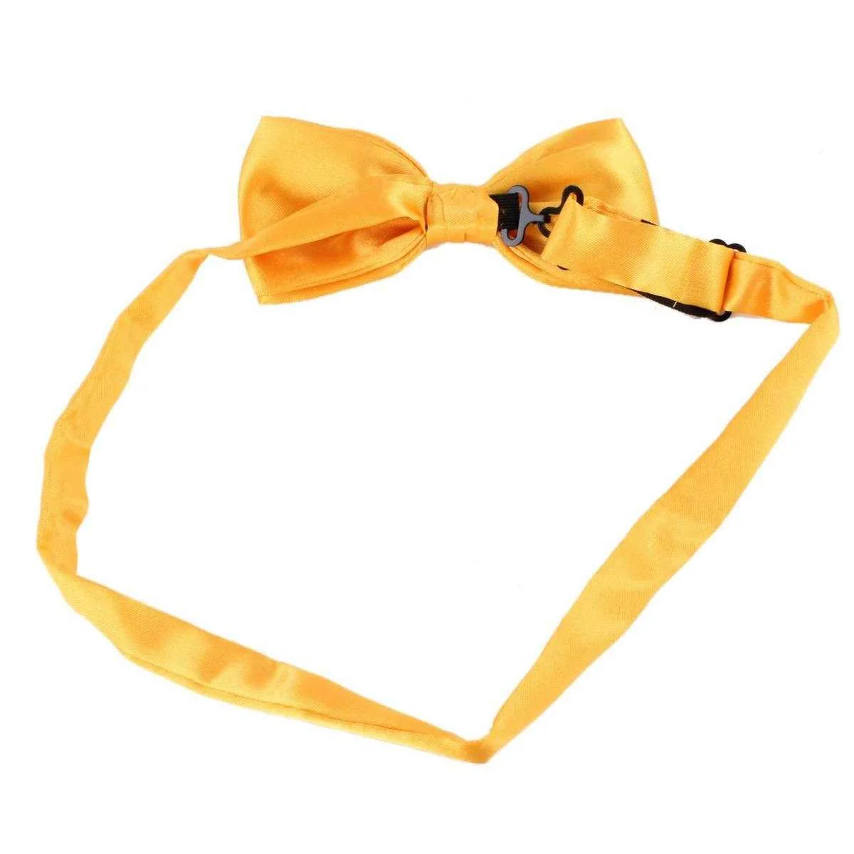 Knightsbridge Neckwear Bow Tie and Cummerbund Set - Yellow - Image 3