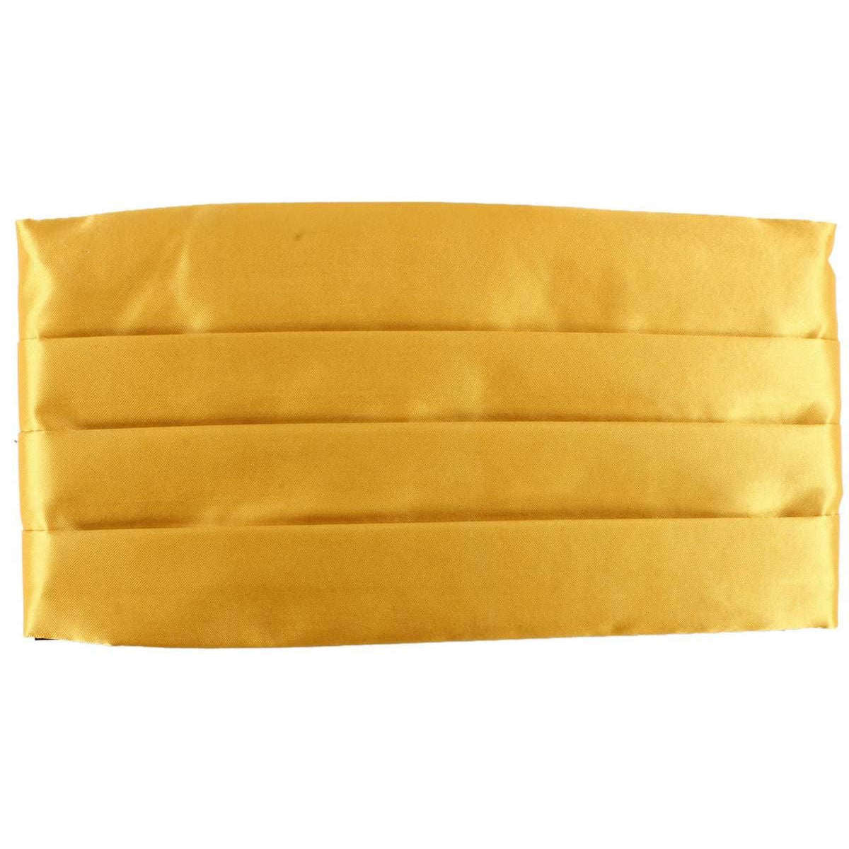 Knightsbridge Neckwear Bow Tie and Cummerbund Set - Yellow - Image 4