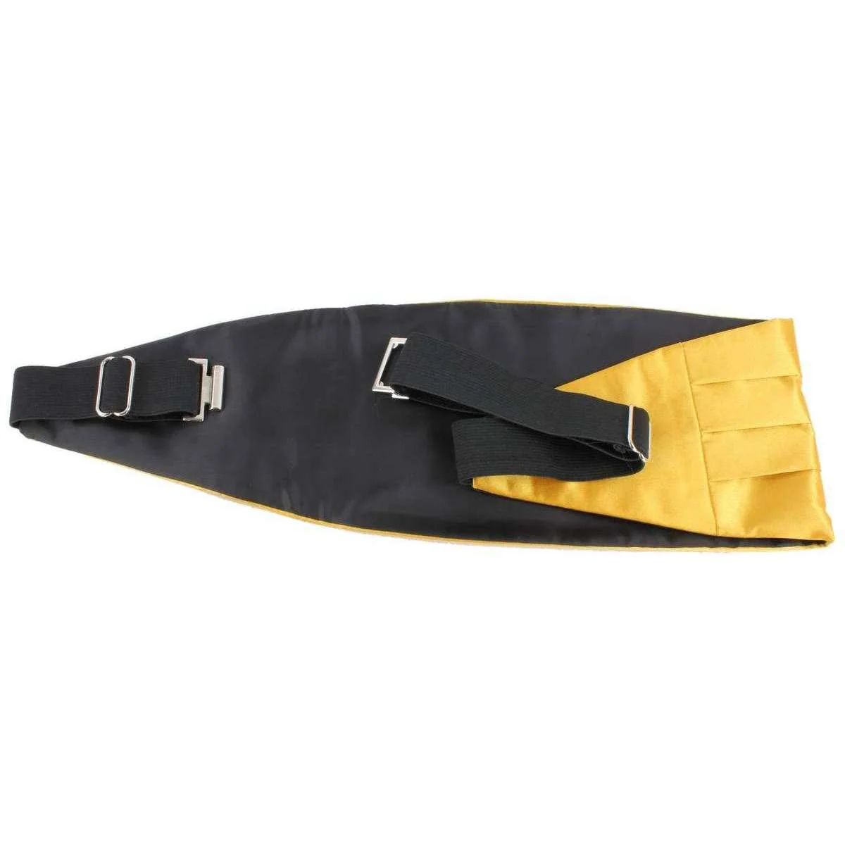 Knightsbridge Neckwear Bow Tie and Cummerbund Set - Yellow - Image 5