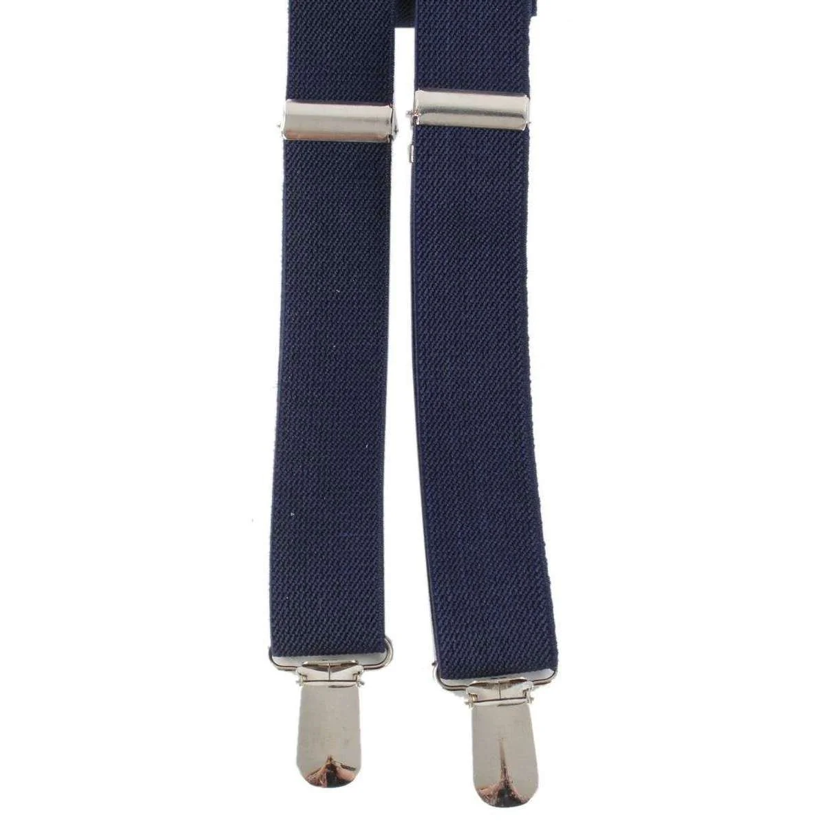 Knightsbridge Neckwear Clip on Braces - Navy - Image 4