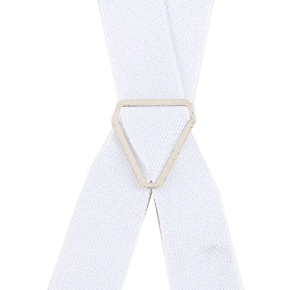 Knightsbridge Neckwear Clip on Braces - White - Image 2