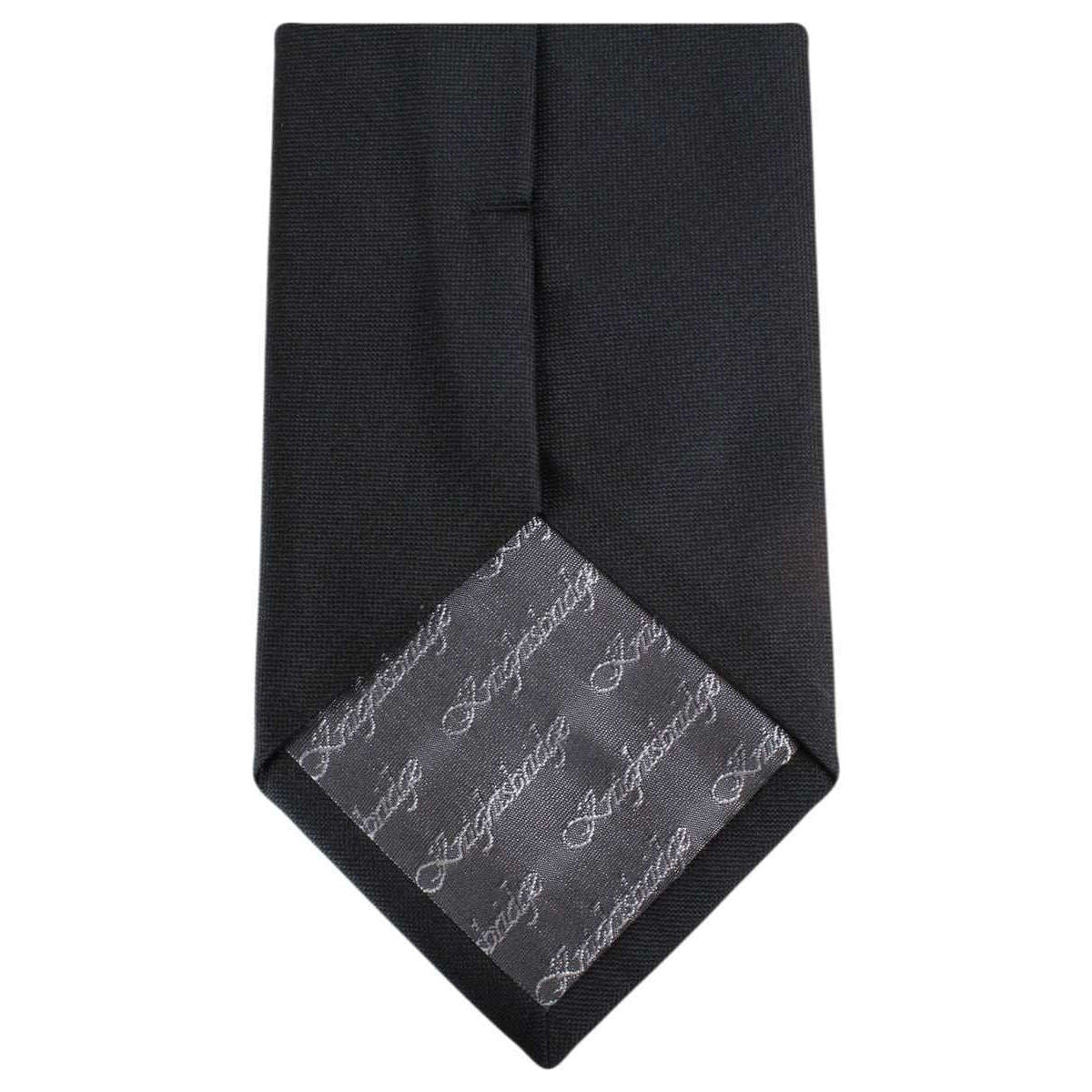 Knightsbridge Neckwear Diamante Wave Pattern Tie - Black/Multi-colour - Image 3