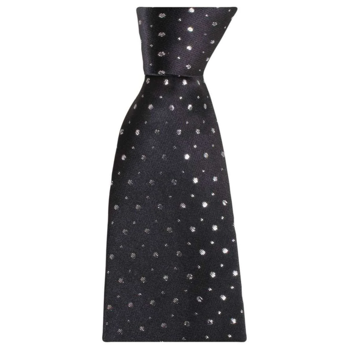 Knightsbridge Neckwear Glitter Tie - Black - Image 2