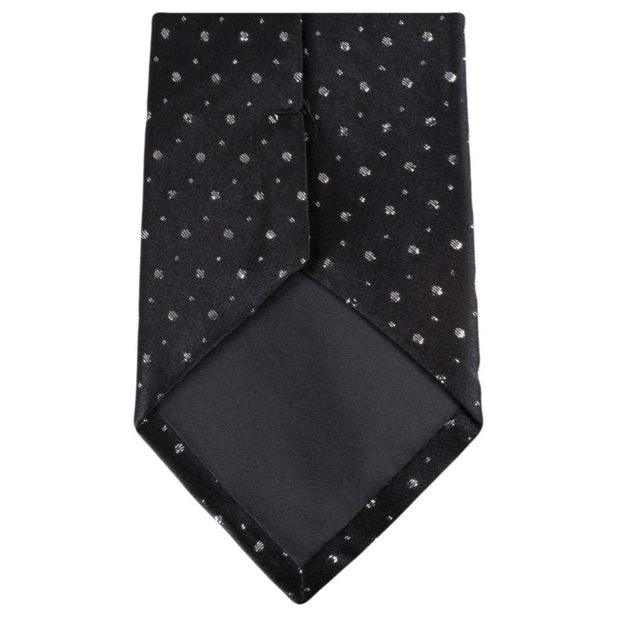Knightsbridge Neckwear Glitter Tie - Black - Image 3