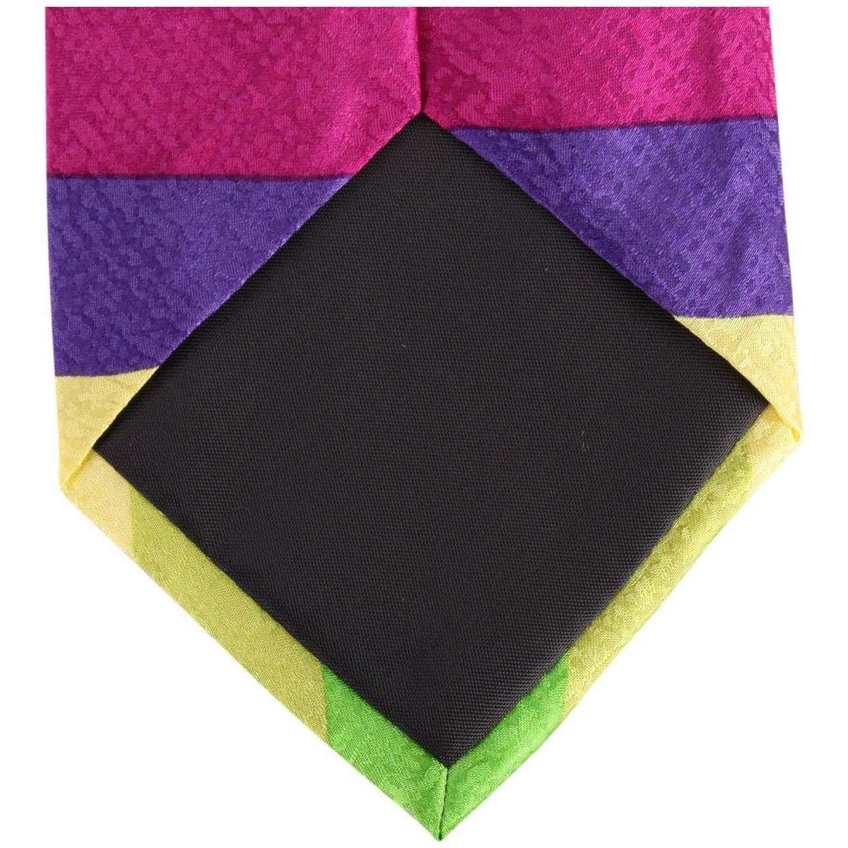Knightsbridge Neckwear Kensington Striped Silk Tie - Multi-colour - Image 3