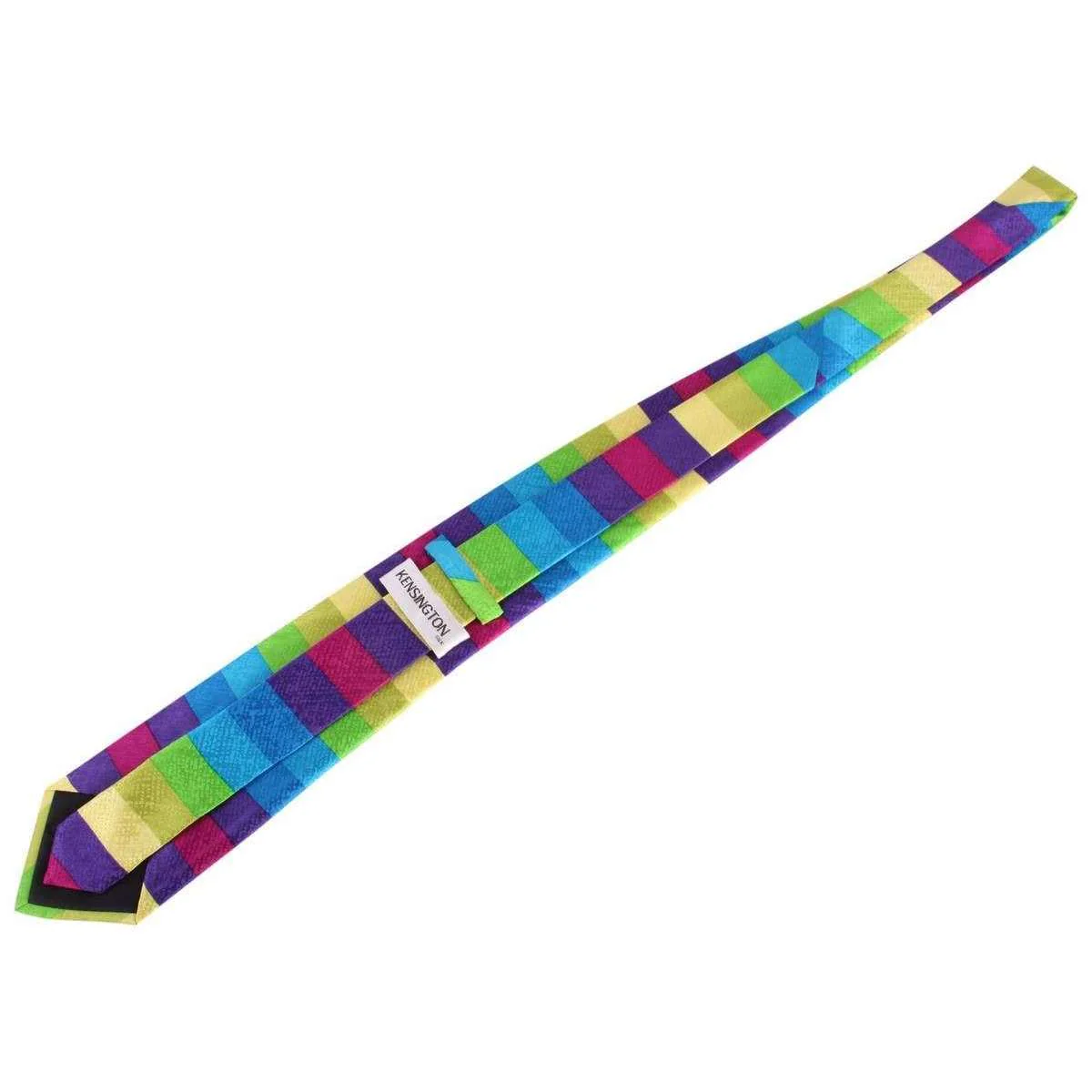 Knightsbridge Neckwear Kensington Striped Silk Tie - Multi-colour - Image 5