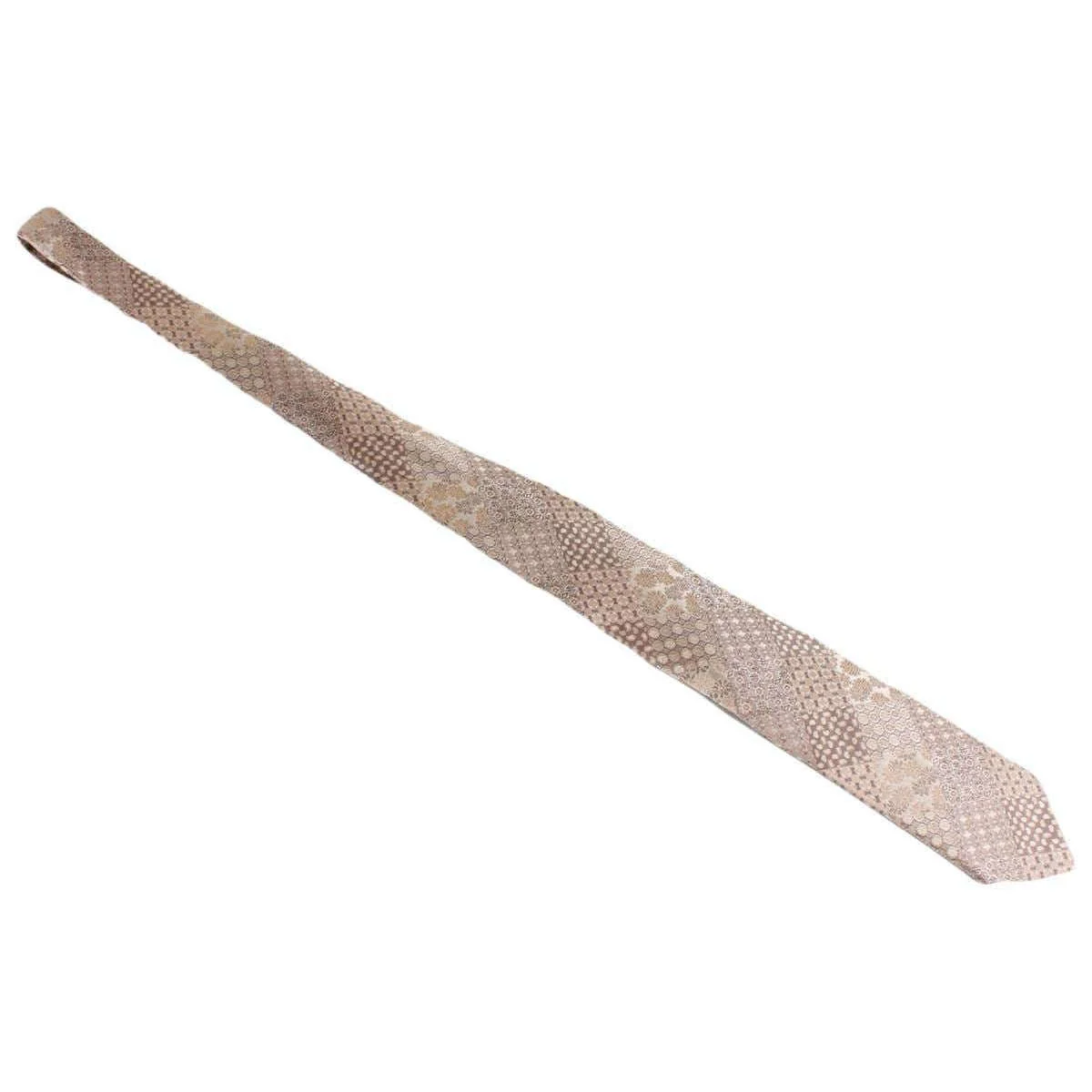 Knightsbridge Neckwear Multi Pattern Floral Tie - Beige - Image 2