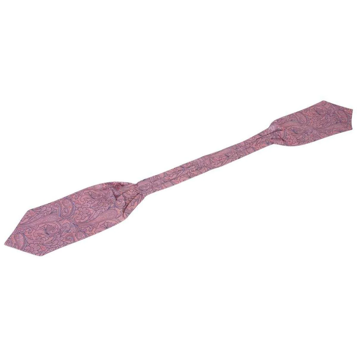 Knightsbridge Neckwear Paisley Silk Cravat - Pink - Image 5