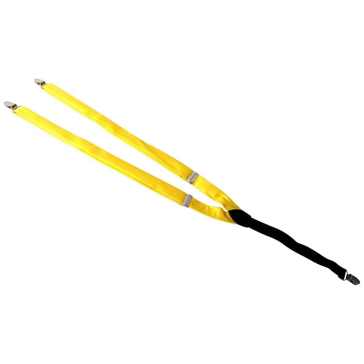 Knightsbridge Neckwear Plain Clip Braces - Yellow - Image 3