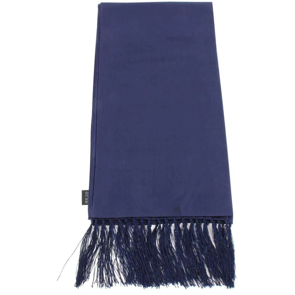Knightsbridge Neckwear Plain Silk Scarf - Navy - Image 3