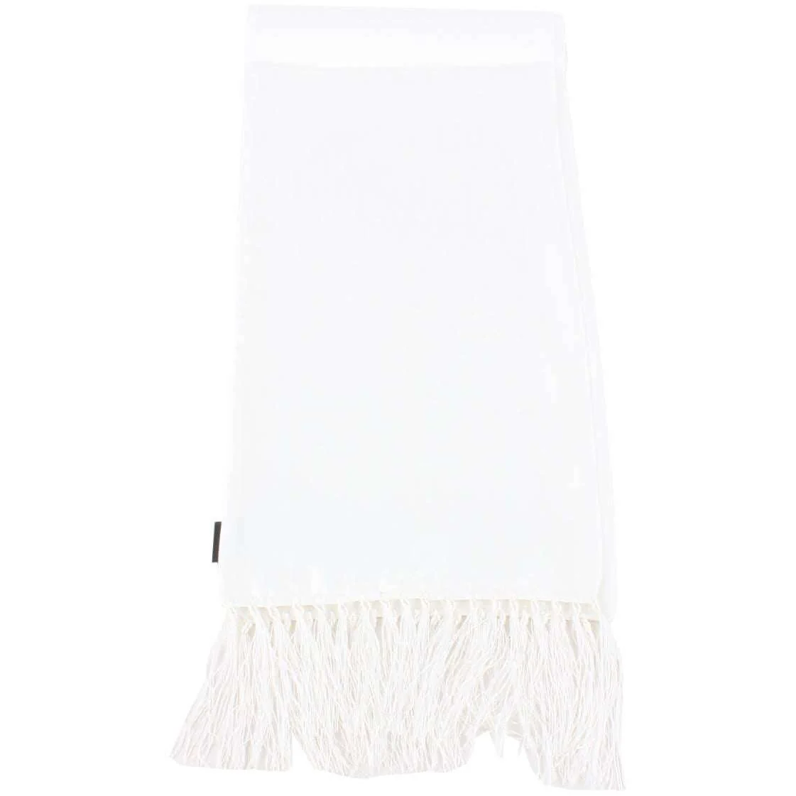 Knightsbridge Neckwear Plain Silk Scarf - White - Image 3