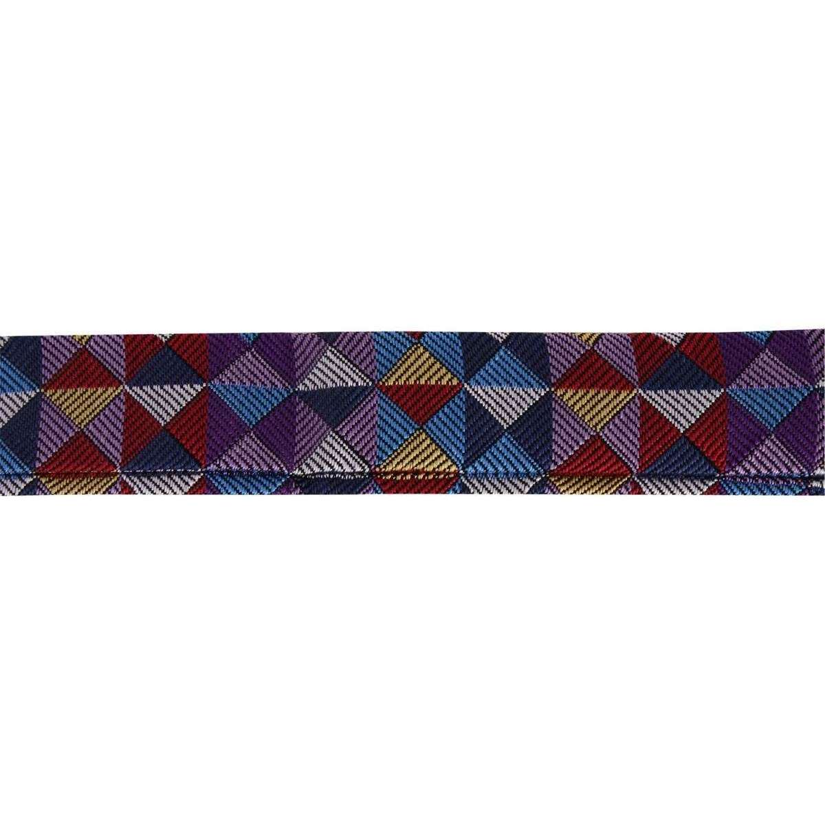 Knightsbridge Neckwear Squares Silk Bow Tie - Multi-colour - Image 3