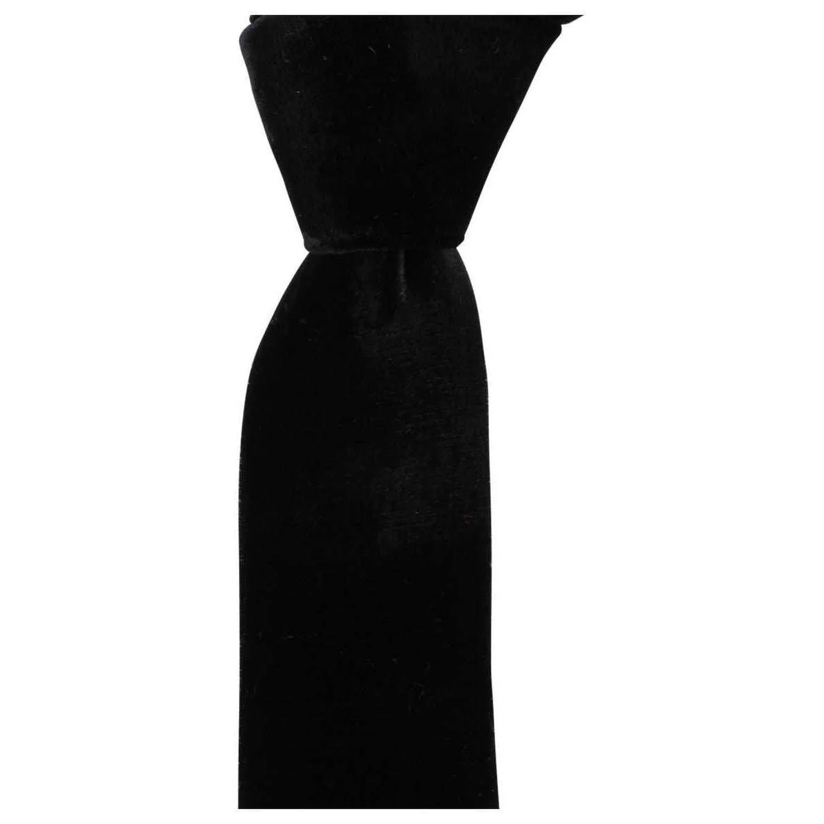 Knightsbridge Neckwear Velvet Tie - Black - Image 2