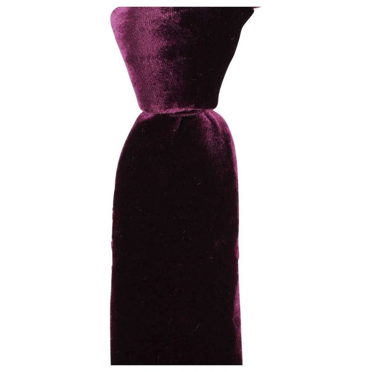 Knightsbridge Neckwear Velvet Tie - Purple - Image 2
