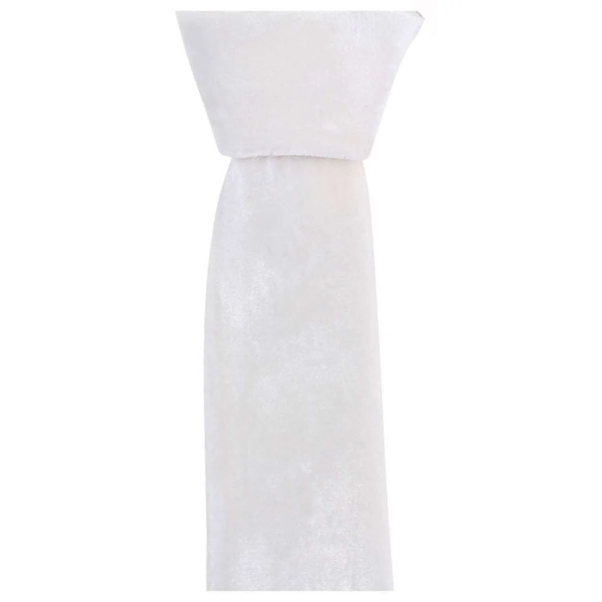 Knightsbridge Neckwear Velvet Tie - White - Image 2