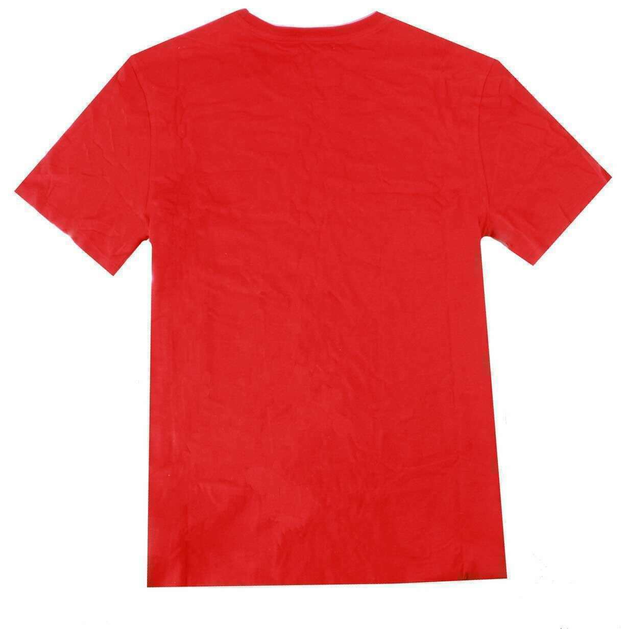 Lacoste Crew Neck Slim Fit Cotton 3 Pack T-Shirts - Navy/Red/Silver Chine Grey - Image 5