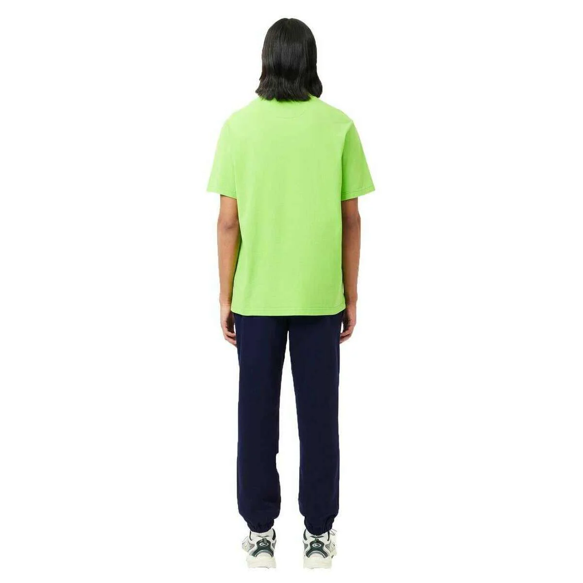Lacoste Organic Cotton Fleece Joggers - Navy - Image 3