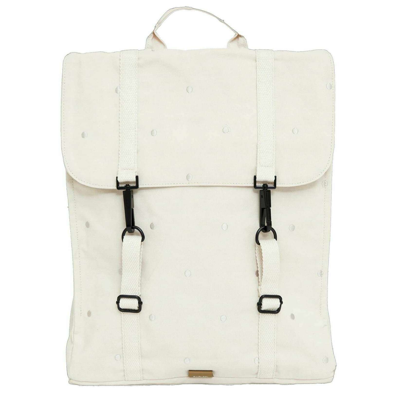 Lefrik Arles Handy Backpack - Ecru Dots Cream
