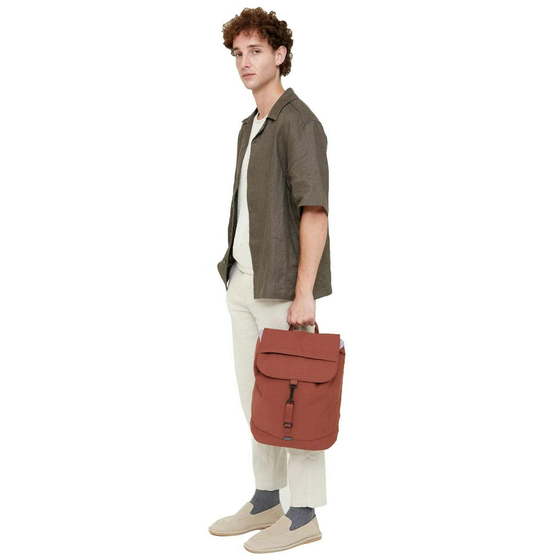 Lefrik Arles Kaut Backpack - Bronze Brown - Image 3