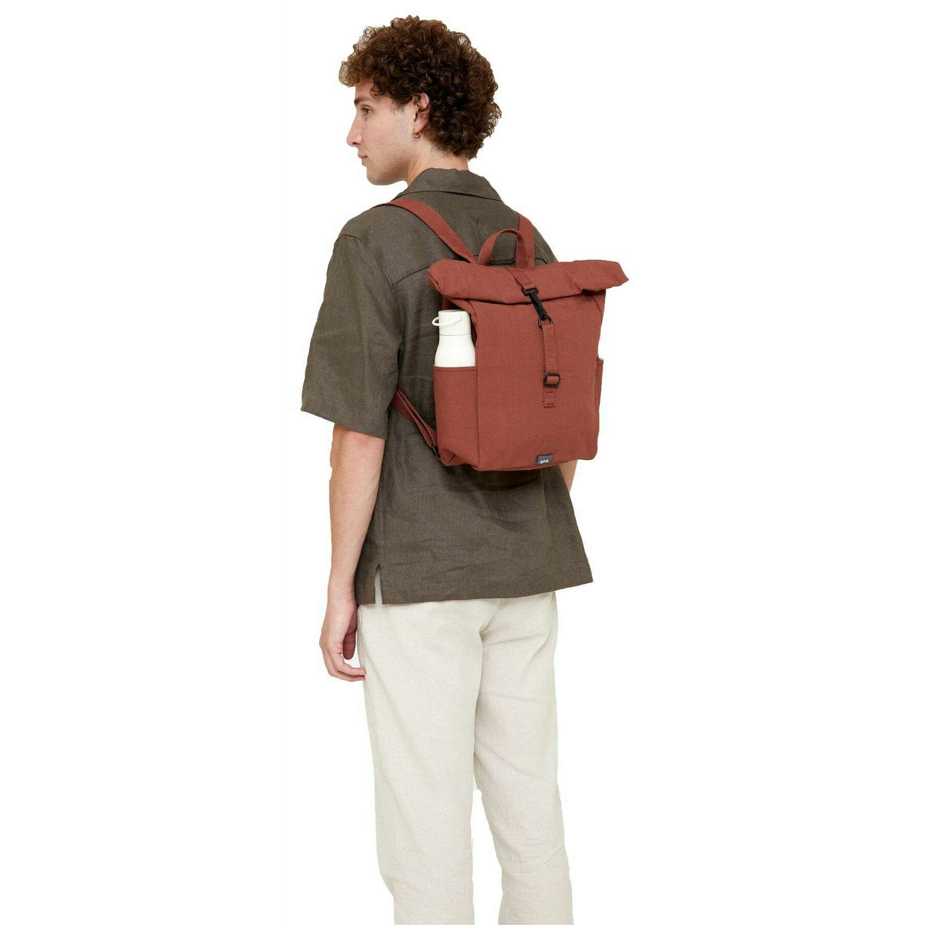 Lefrik Arles Roll Mini Backpack - Bronze Brown - Image 2