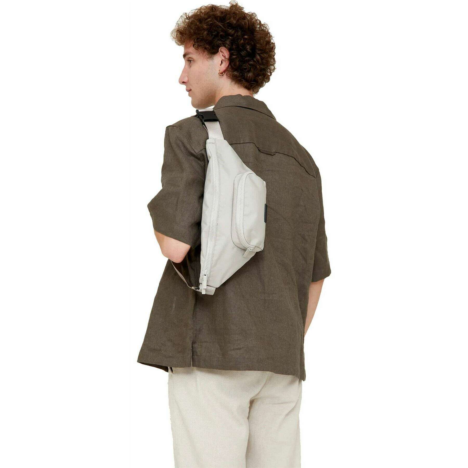 Lefrik Atlas Crossbody Bag - Fossil Grey - Image 3