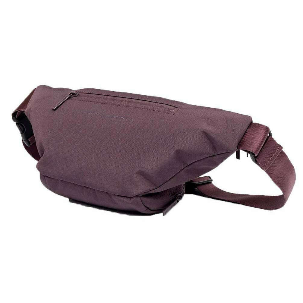 Lefrik Atlas Ripstop Crossbody Bum Bag - Wine Purple - Image 2