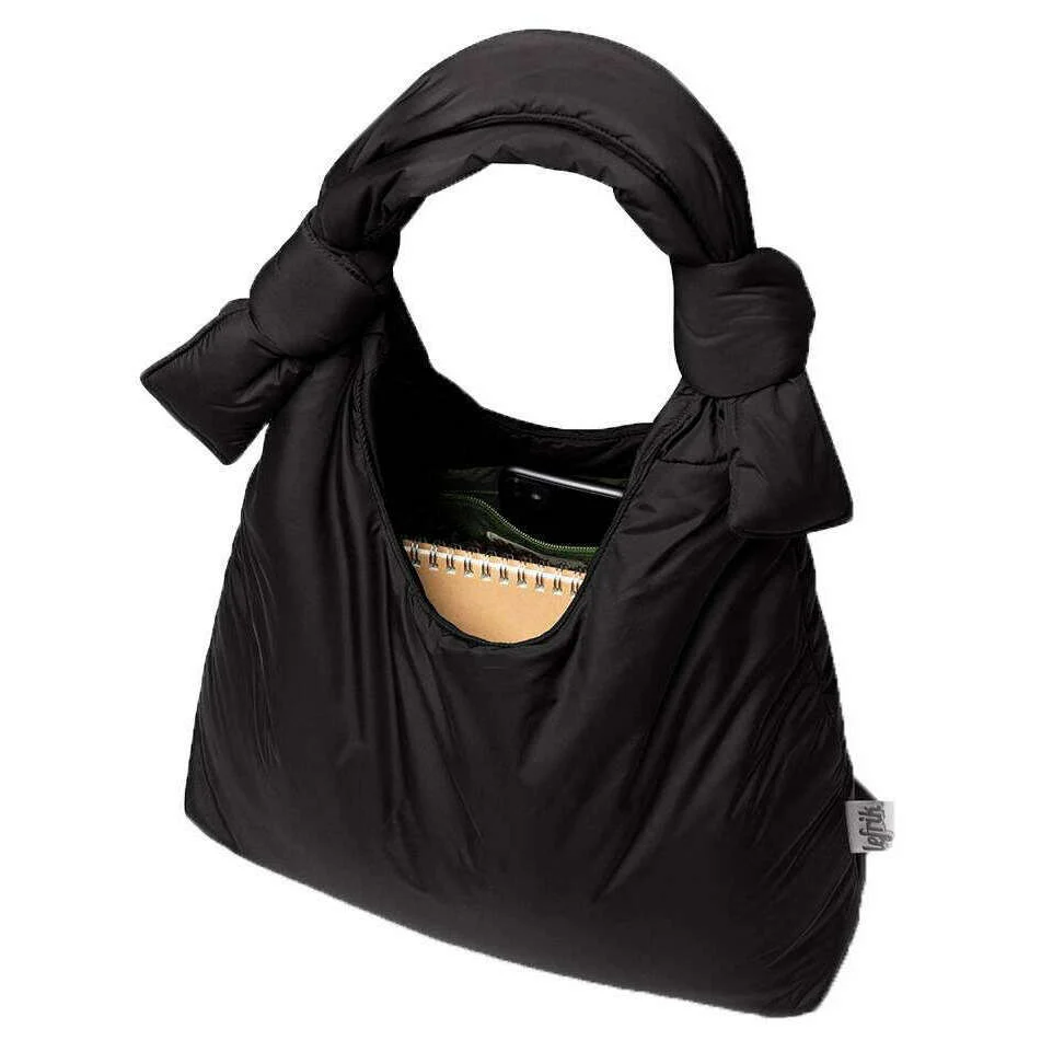 Lefrik Biwa Puffy Bag - Black Tech - Image 4