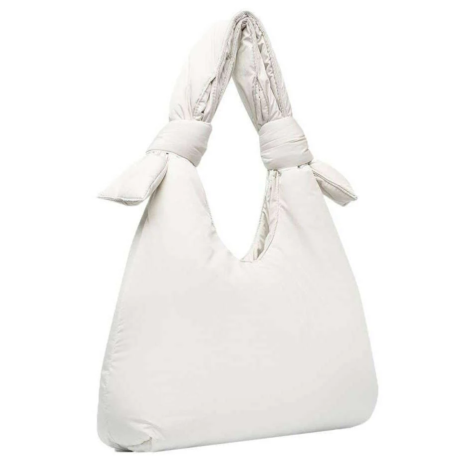 Lefrik Biwa Puffy Shoulder Bag - Ice White - Image 3