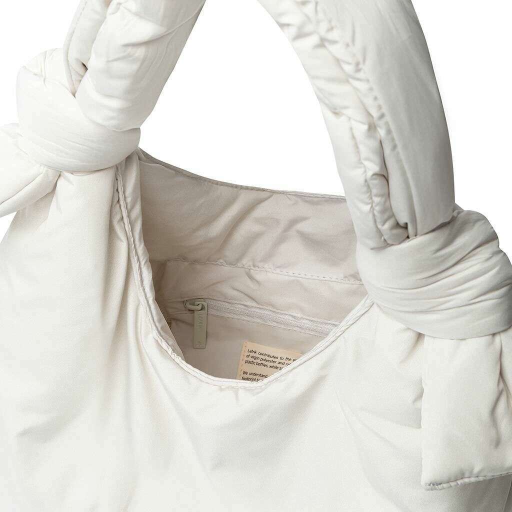 Lefrik Biwa Puffy Shoulder Bag - Ice White - Image 4