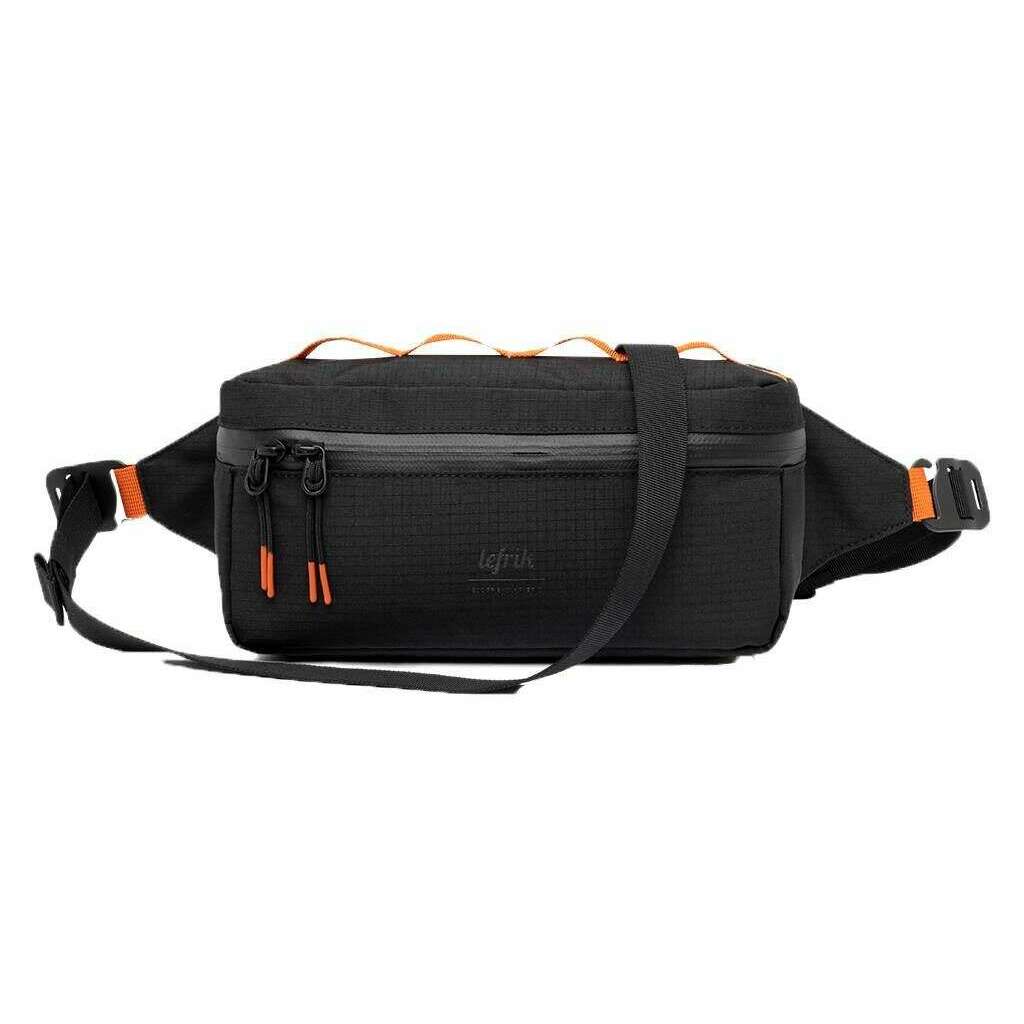 Lefrik Core Bike Ribstop Crossbody Bag - Black - Image 2