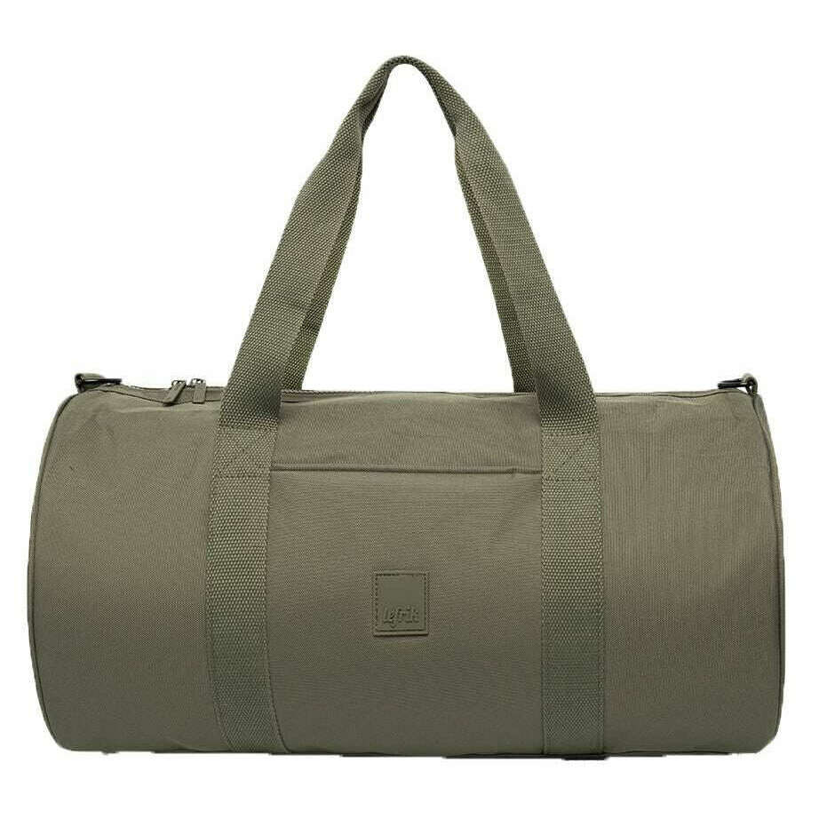 Lefrik Getaway Stripes Duffel Bag - Olive Green - Image 3