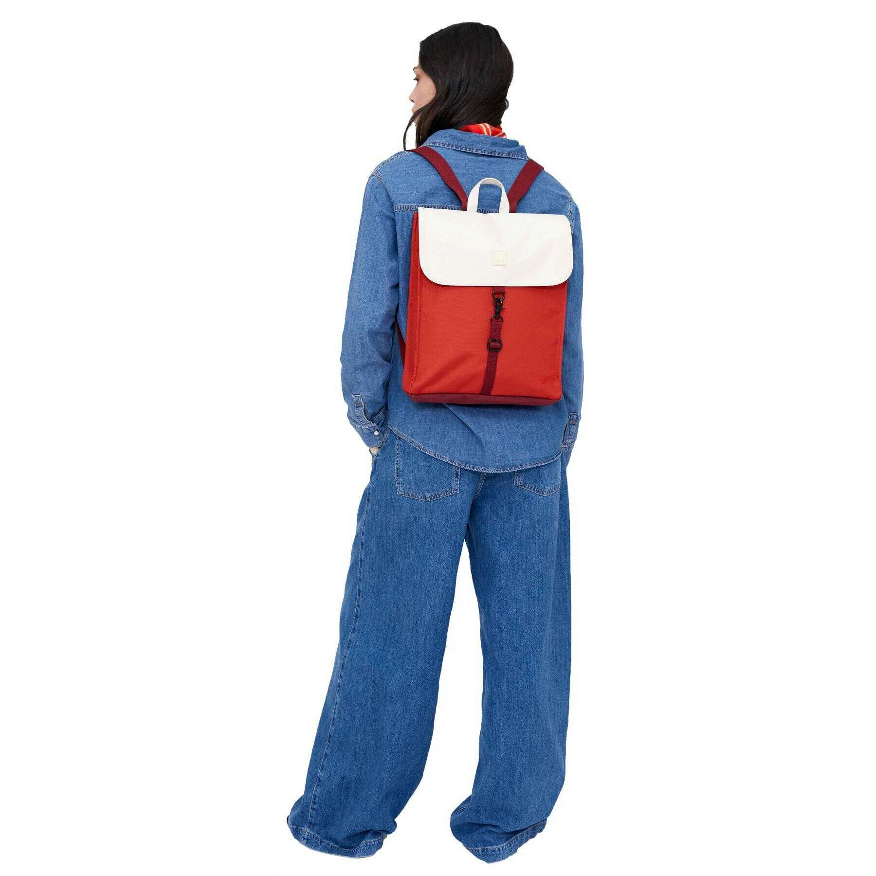 Lefrik Handy Mini Backpack - Cherry Block Red - Image 5