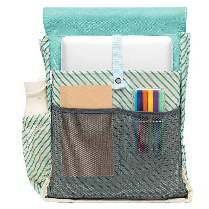 Lefrik Handy Mini Stripes Backpack - Pool Green - Image 4