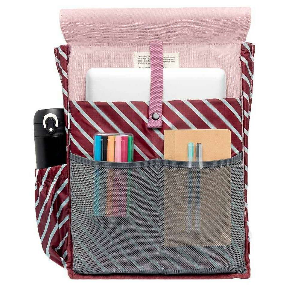 Lefrik Handy Stripes Backpack - Mauve - Image 4