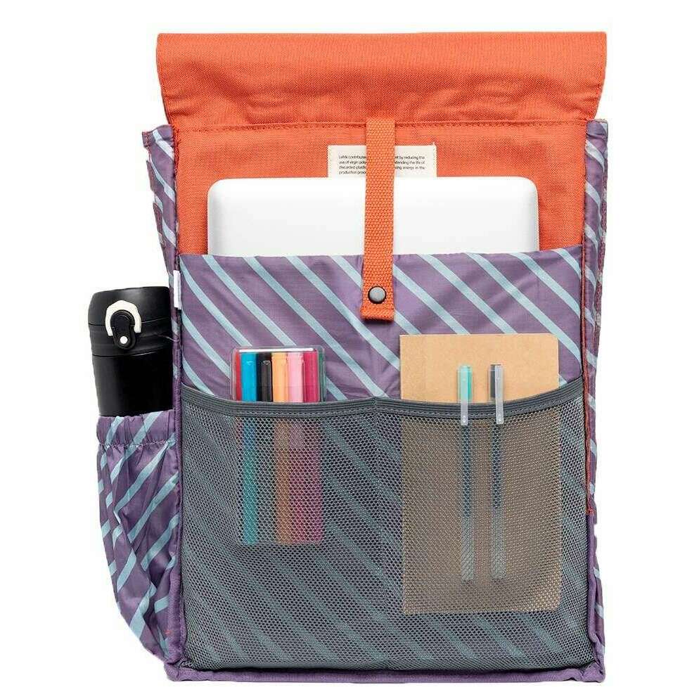Lefrik Handy Stripes Backpack - Orange - Image 4