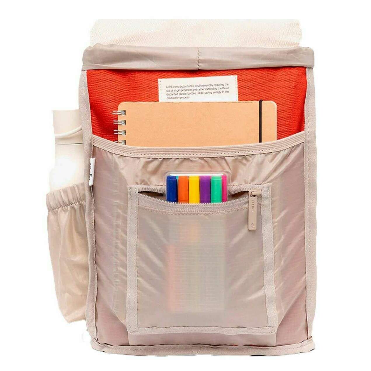 Lefrik Kaut Mini Backpack - Cherry Block Red - Image 4