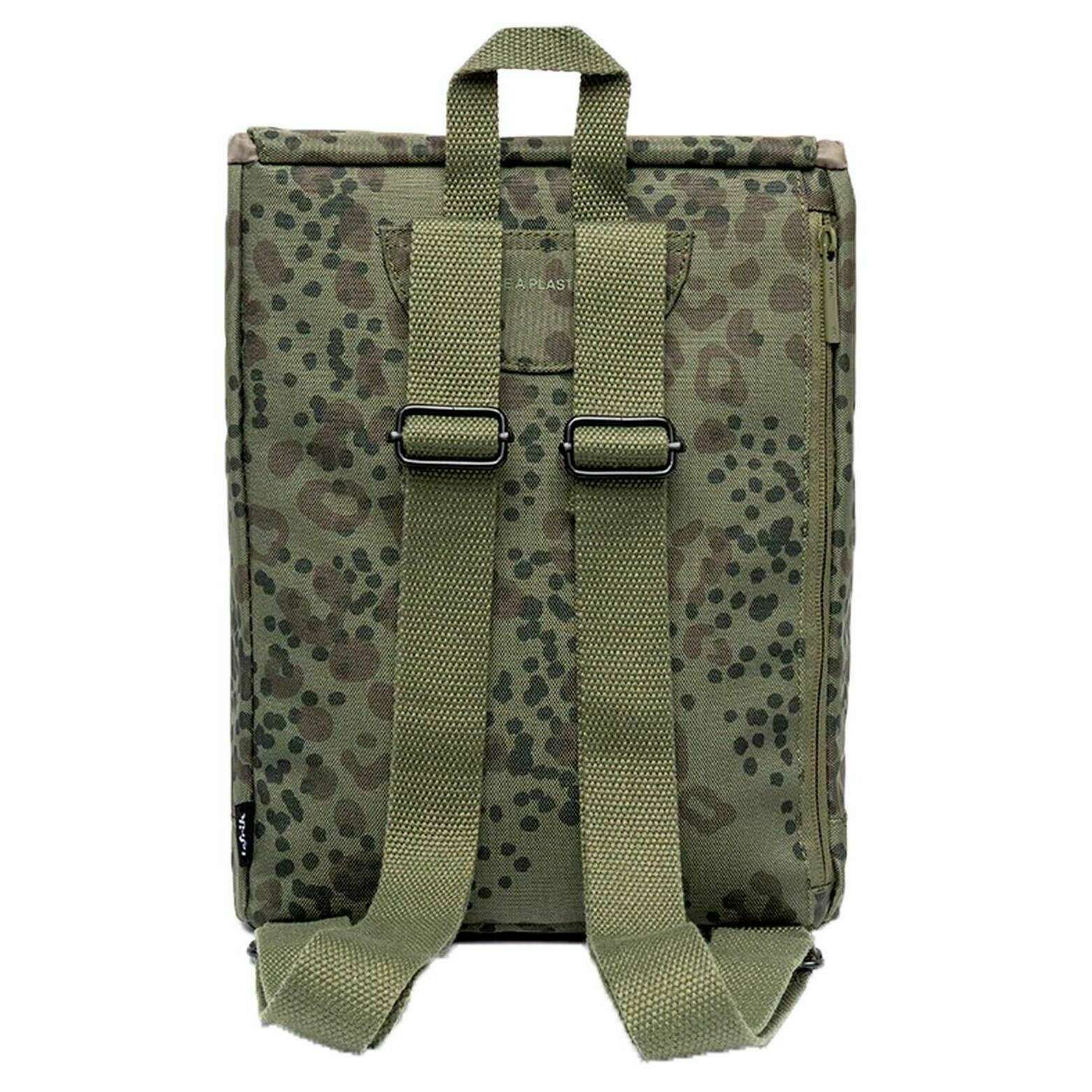 Lefrik Kaut Mini Cheetah Print Backpack - Green/Black - Image 2