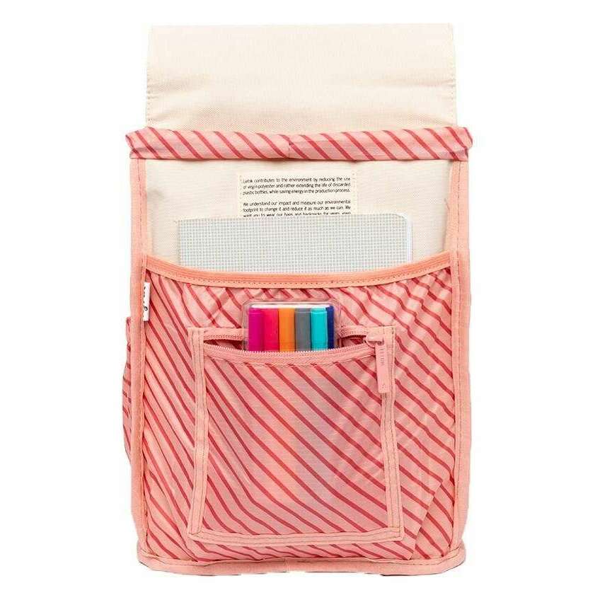 Lefrik Kaut Mini Stripes Backpack - Ecru Cream - Image 4