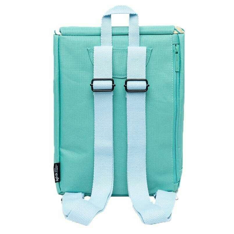 Lefrik Kaut Mini Stripes Backpack - Pool Green - Image 2