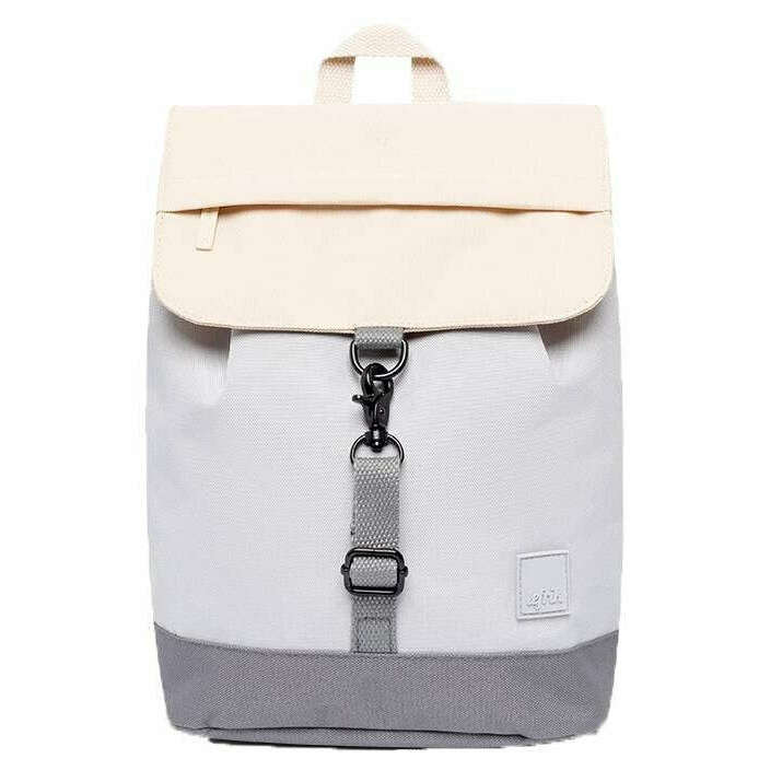 Lefrik Kaut Mini Stripes Concrete Block Backpack - Grey/Light Grey/Cream