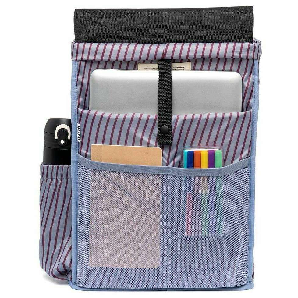 Lefrik Kaut Stripes Backpack - Black - Image 4
