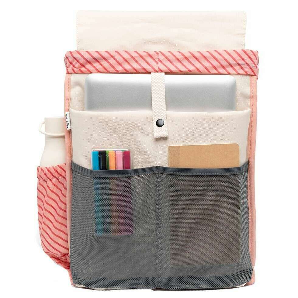 Lefrik Kaut Stripes Backpack - Ecru Cream - Image 4